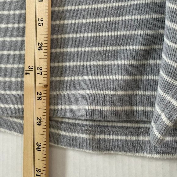 Polo Ralph Lauren Gray & White Striped Cotton Pullover Sweater XXL Preppy Career - Picture 9 of 12